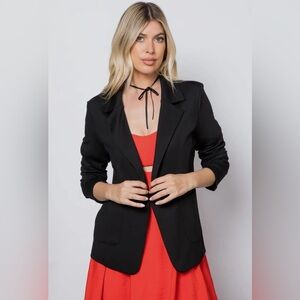 Black ponte blazer NWT